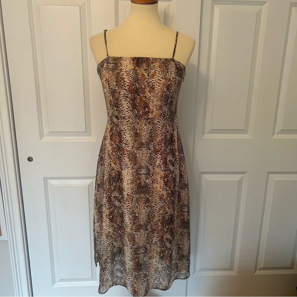 Lola Grace Python Print Summer Dress - Picture 1 of 4